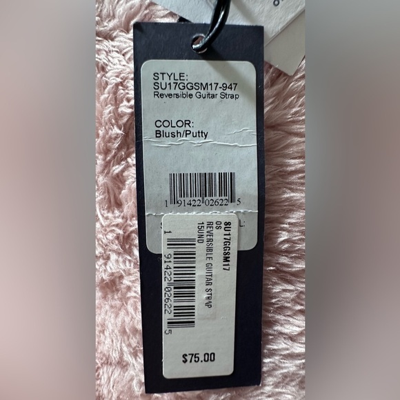 NWT Rebecca Minkoff Handbag Guitar Leather Strap Reversible Blush/Putty - Picture 5 of 7